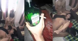 Drinking Cheter GF Enjoying With Her Boyfriends Friends